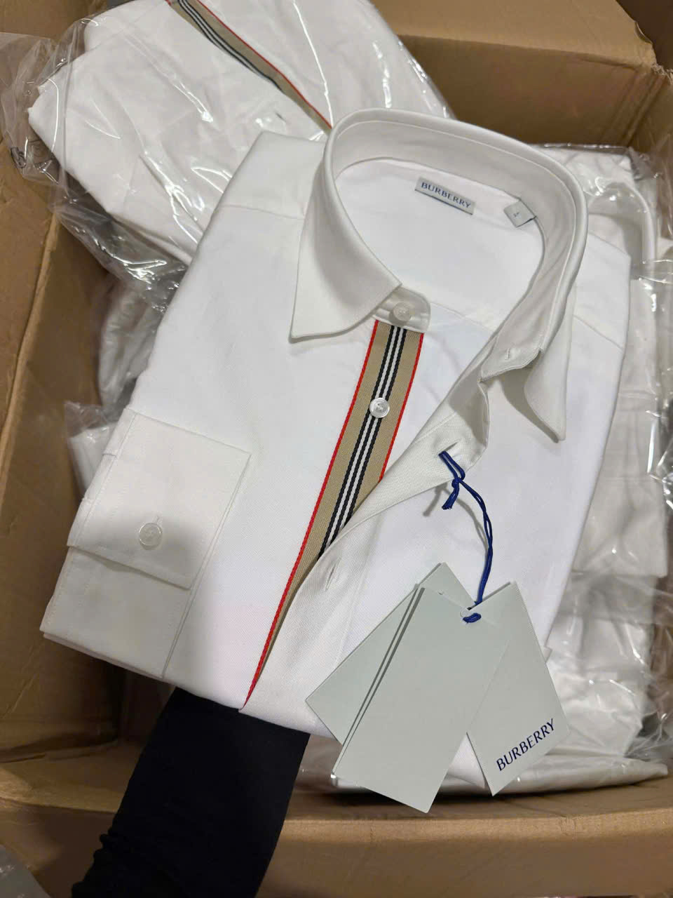 Sơ mi dài tay Burberry Men's Cotton Oxford