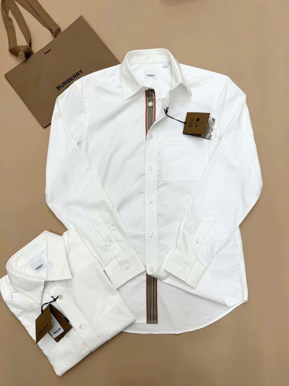 Sơ mi dài tay Burberry Men's Cotton Oxford