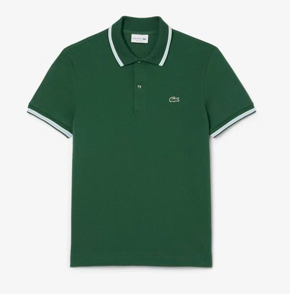 Polo Lacoste Smart Paris Contrast Neck - Green