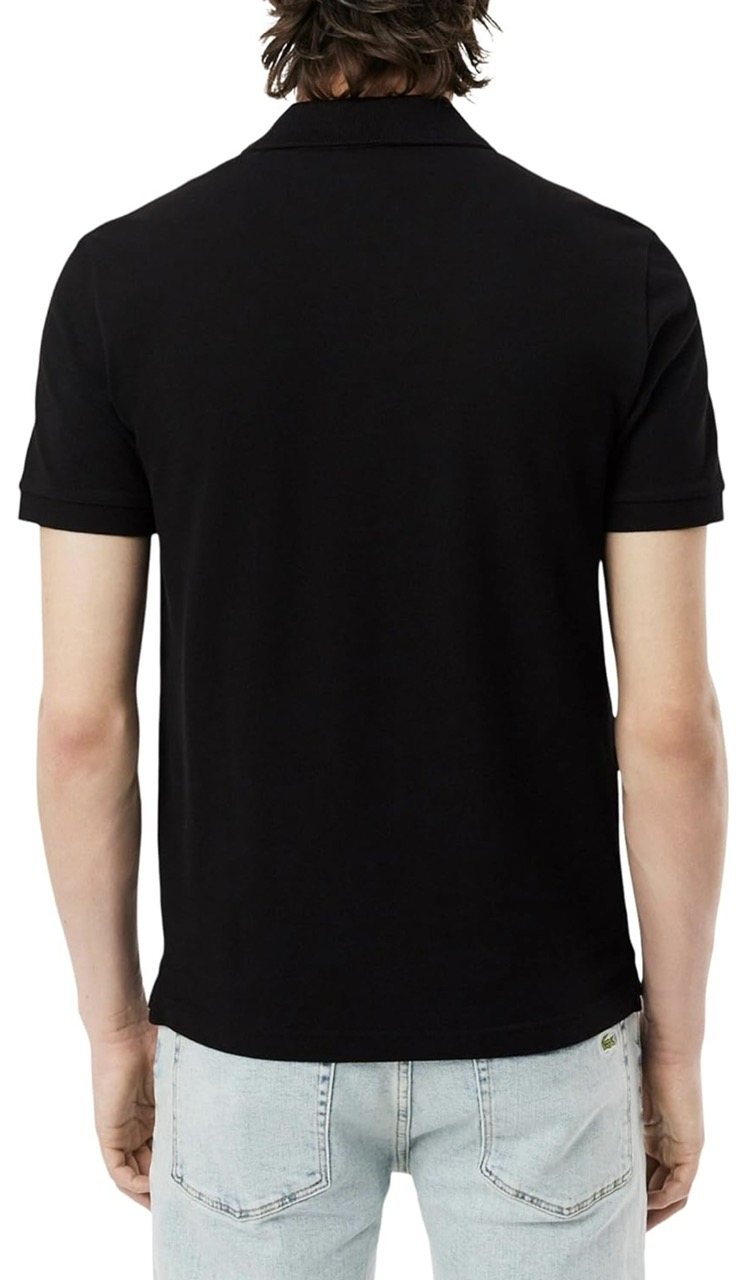 Polo Lacoste Slim Fit L.12.12 Piqué - Black
