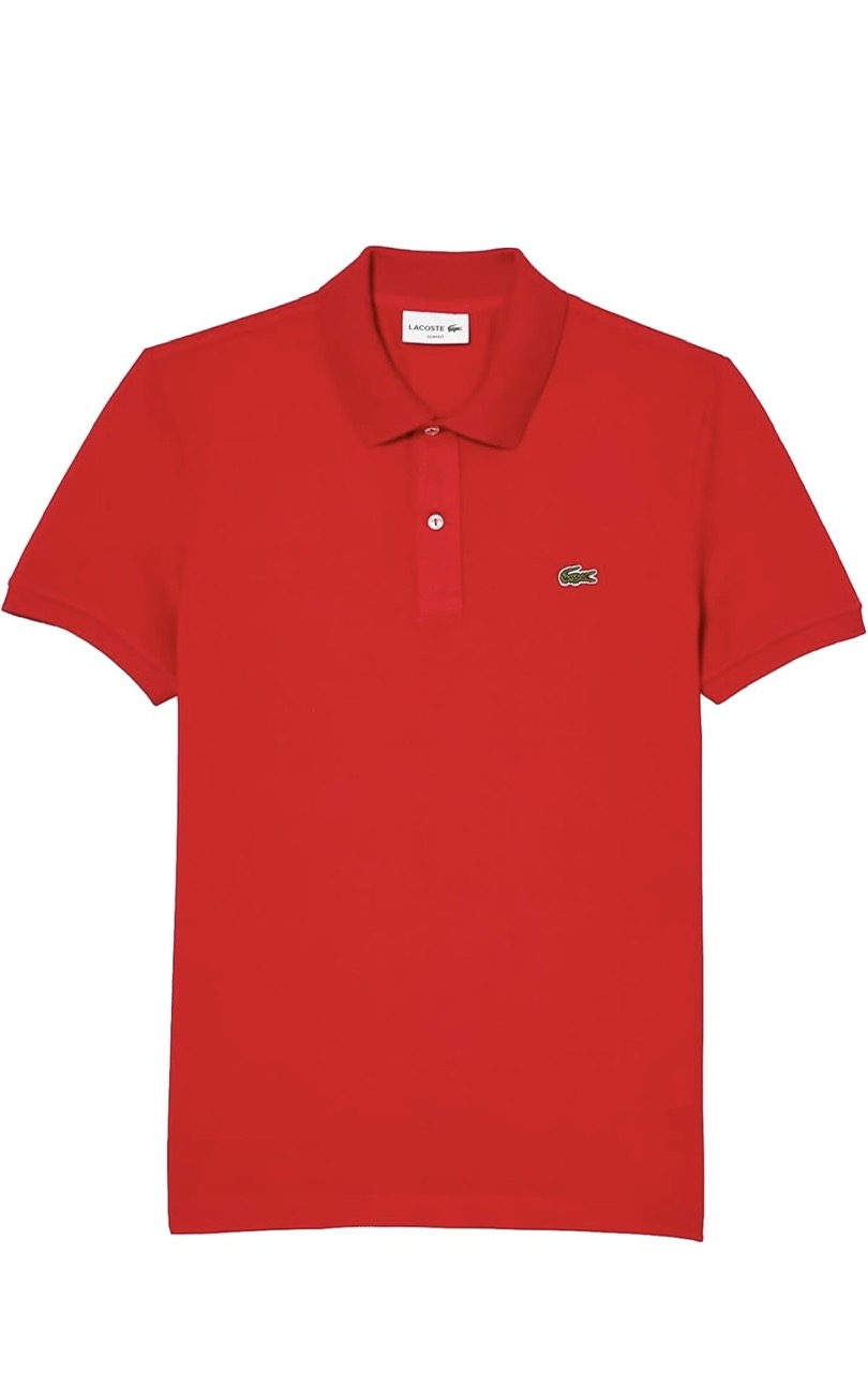 Polo Lacoste Slim Fit L.12.12 Piqué - Red