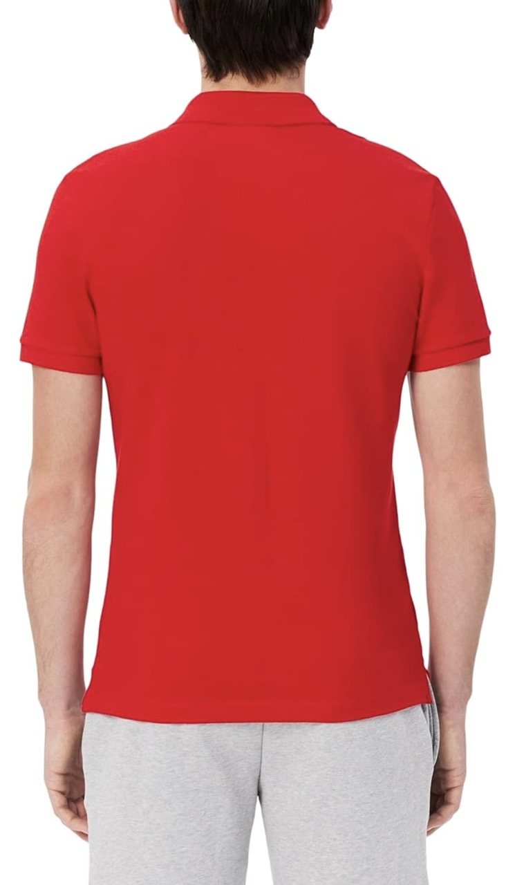 Polo Lacoste Slim Fit L.12.12 Piqué - Red