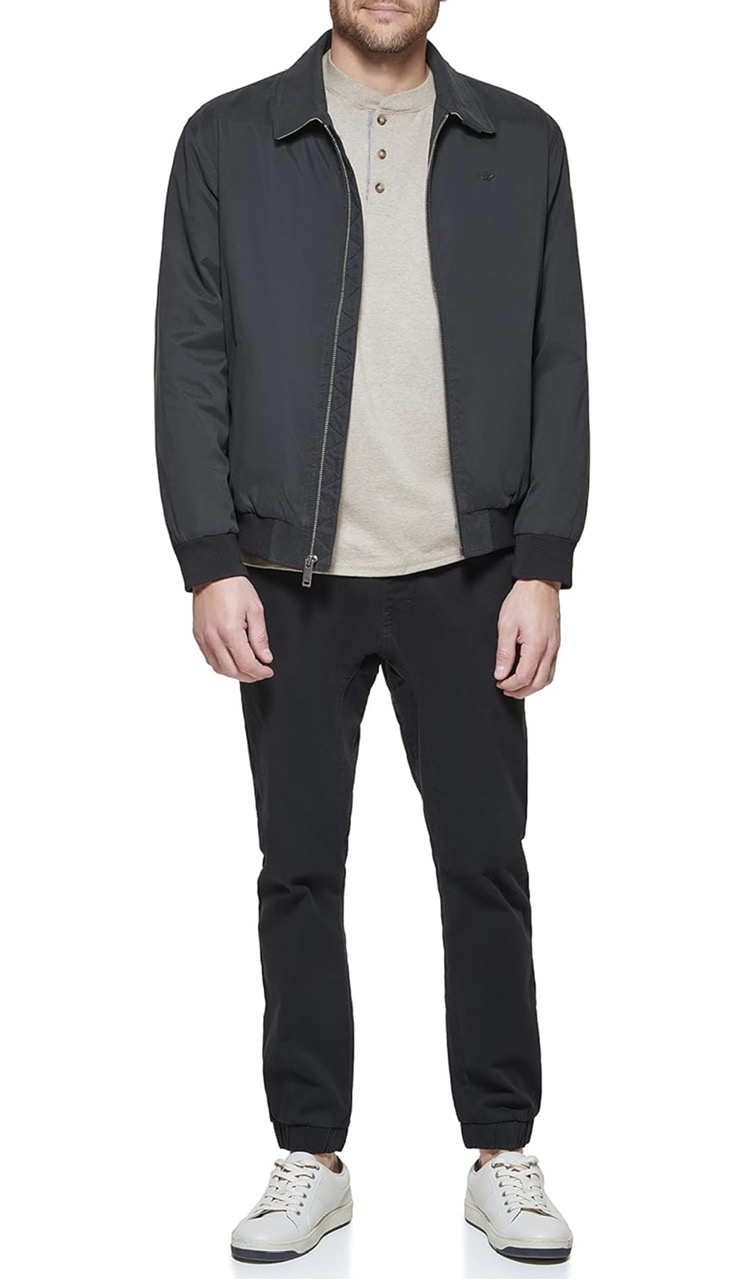 Jacket Dockers Micro Twill Golf - Midweight - Black