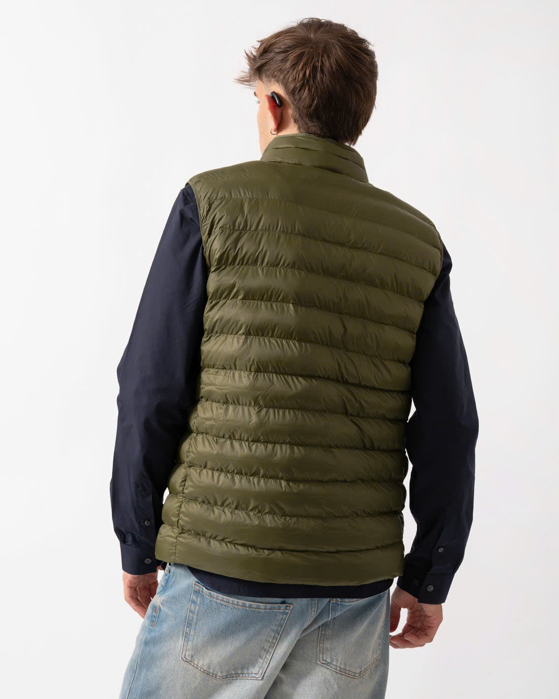 Vest Packable quilted Tommy - Olive