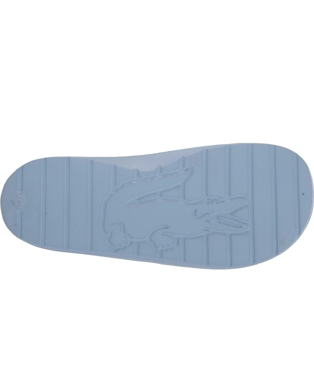 Dép Lacoste Men's Croco 2.0 Synthetic Logo Strap Slides - LT BLU/LT BLU