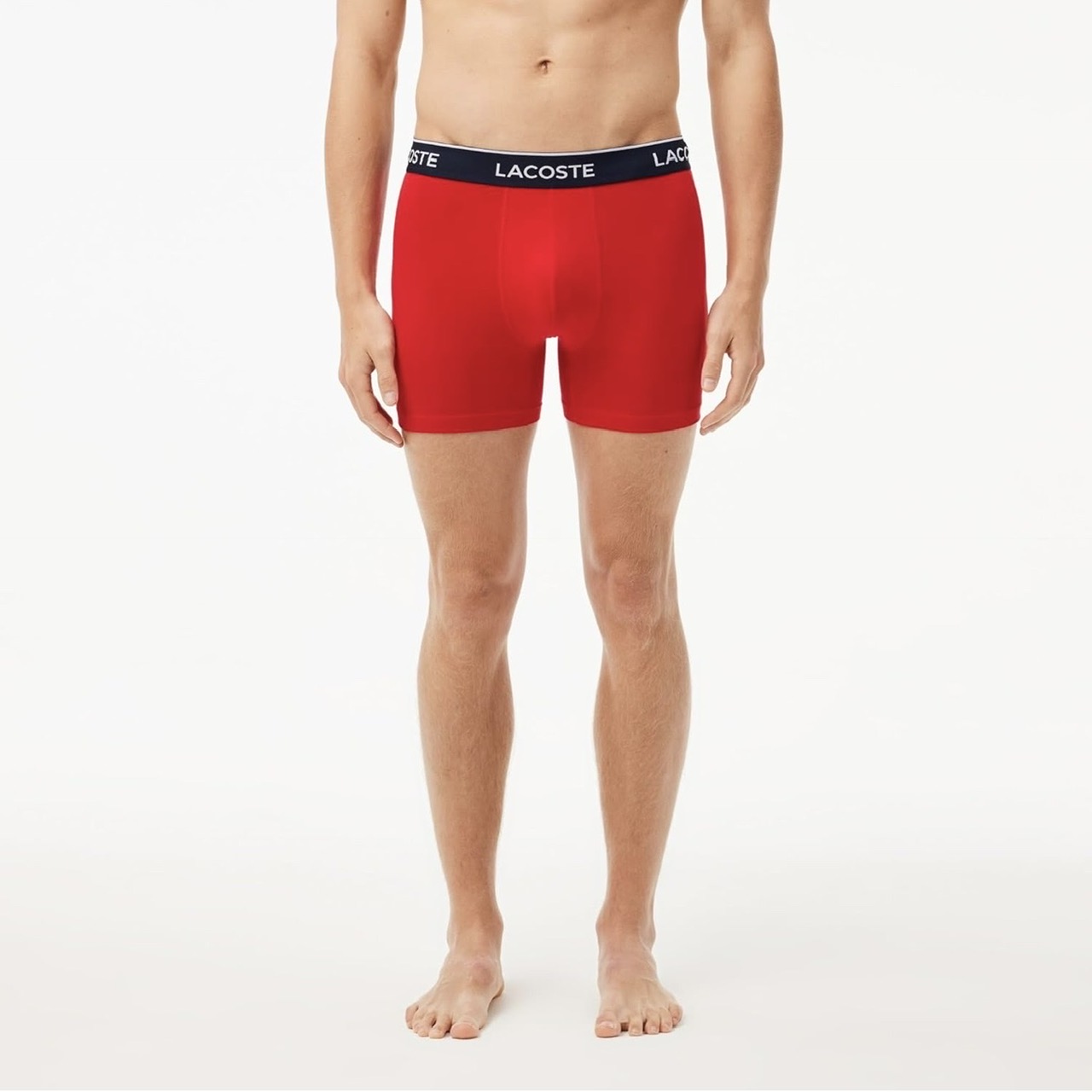 Lacoste Men's 3 Pack Boxer Briefs