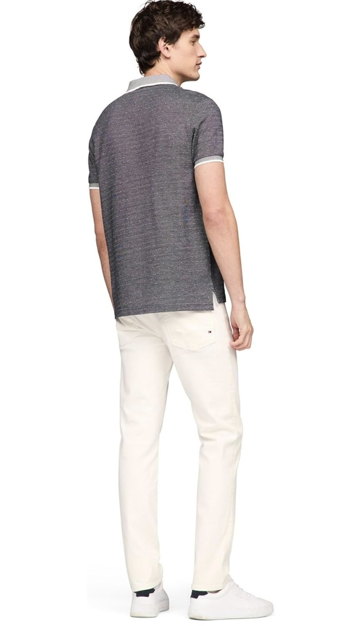 Polo Tommy Hilfiger with Interlocked Cotton - Aop Desert Sky