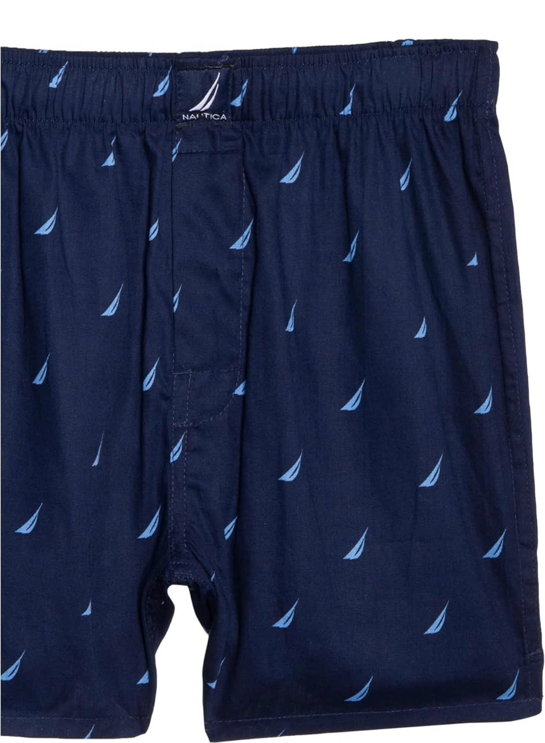 Quần Boxer Nautica Men's Cotton Woven 3 Pack - Aero Blue/Sea Cobalt/Sails-peacoat
