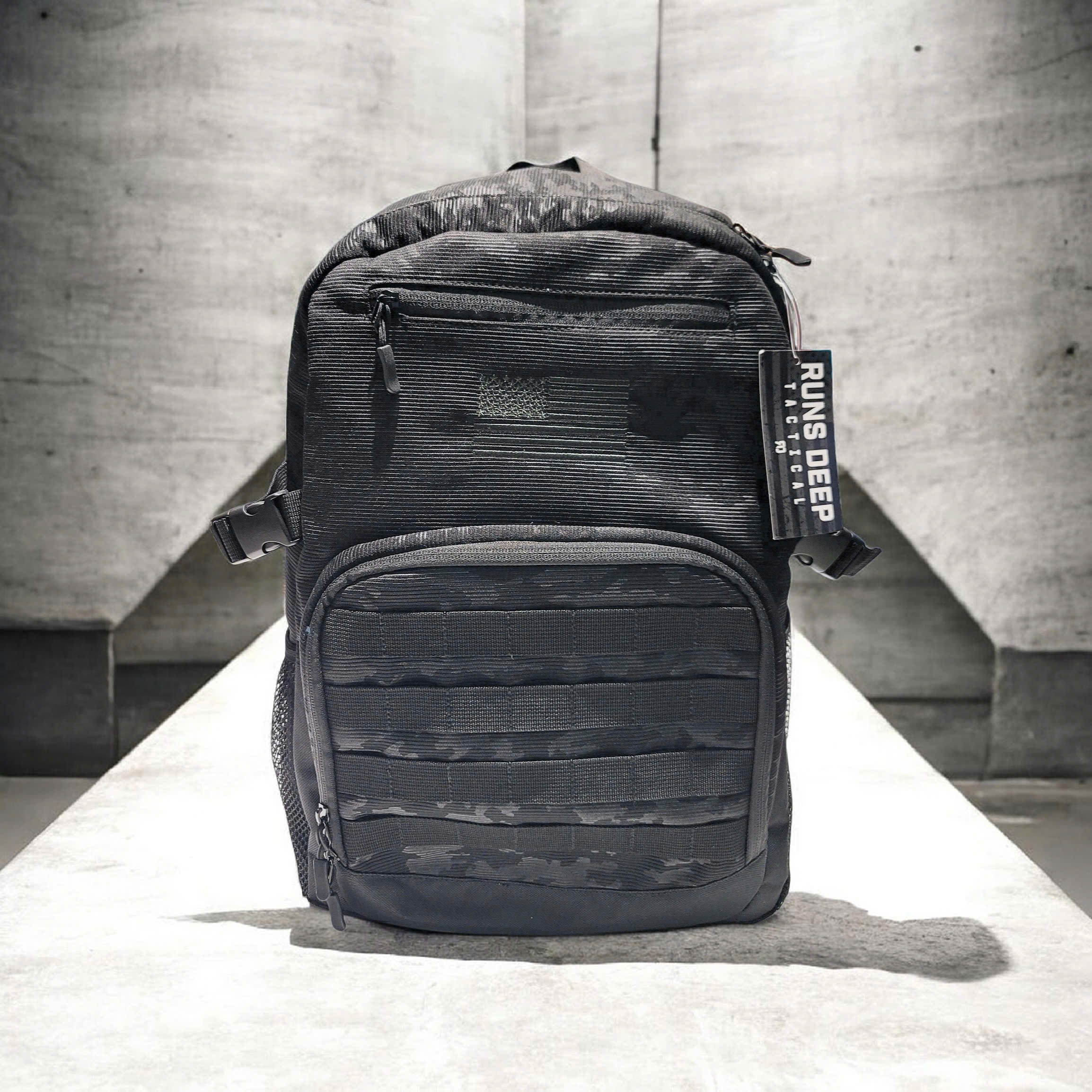 Balo Runs Deep Tactical Multi Pocket Commuter - Black camo