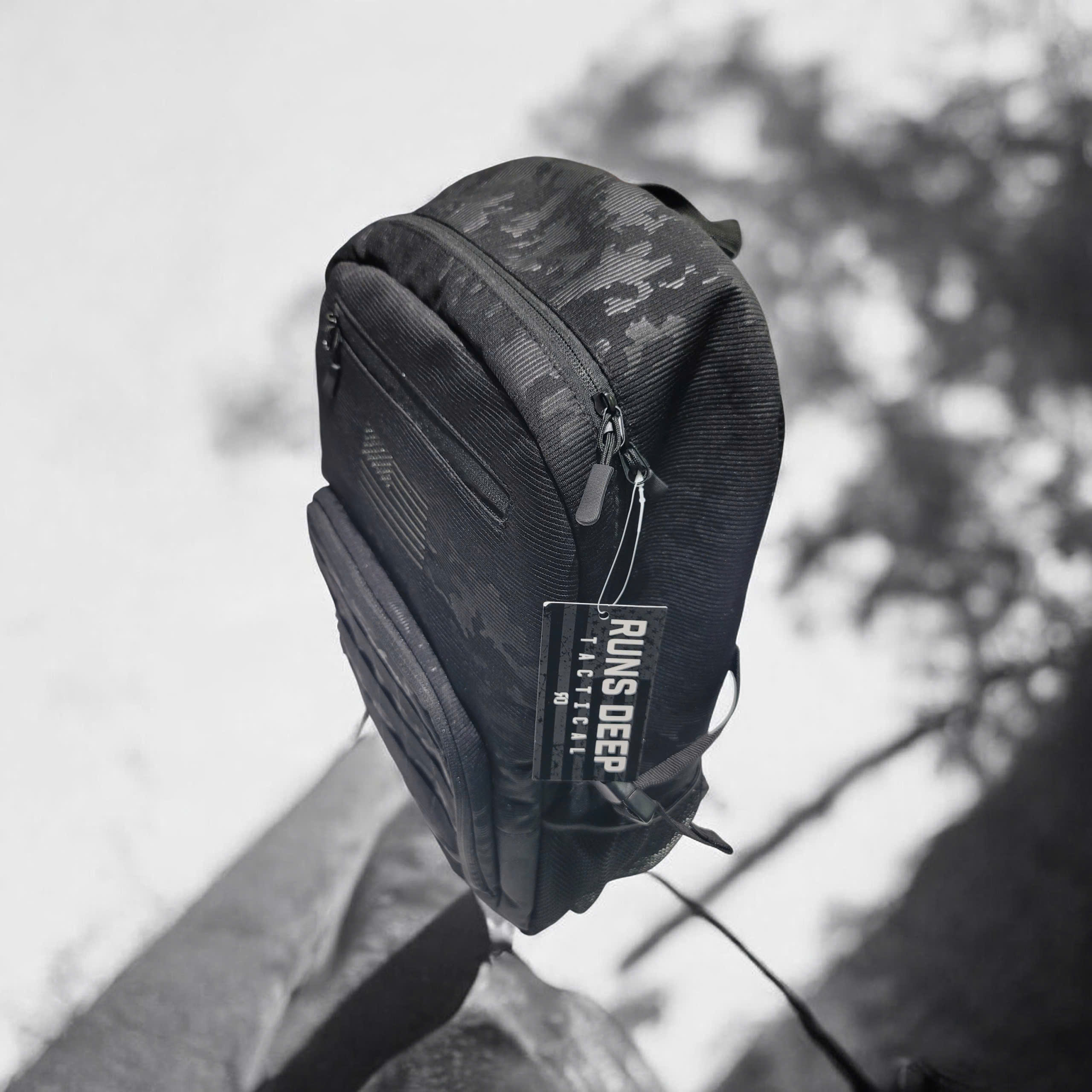 Balo Runs Deep Tactical Multi Pocket Commuter - Black camo