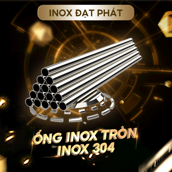 Ống Inox Tròn 304 - Trang trí