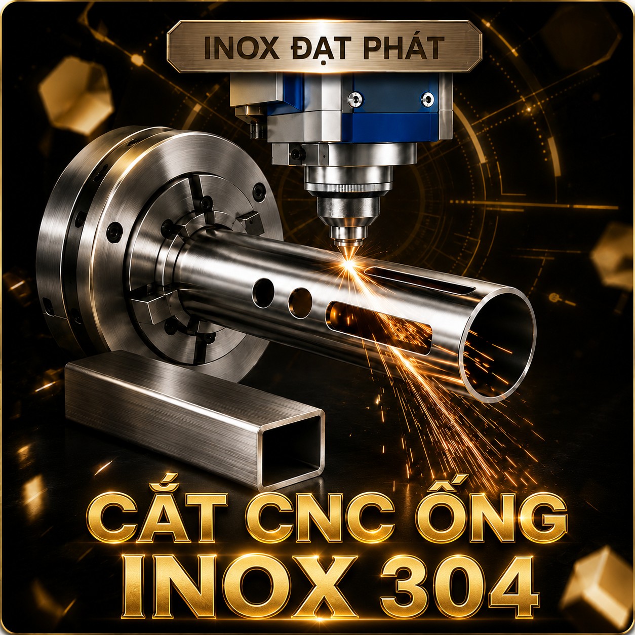 CẮT ỐNG CNC - INOX 304