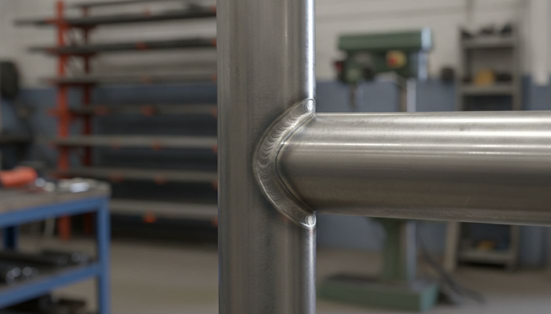 Cắt ngàm mỏ cá đầu ống inox