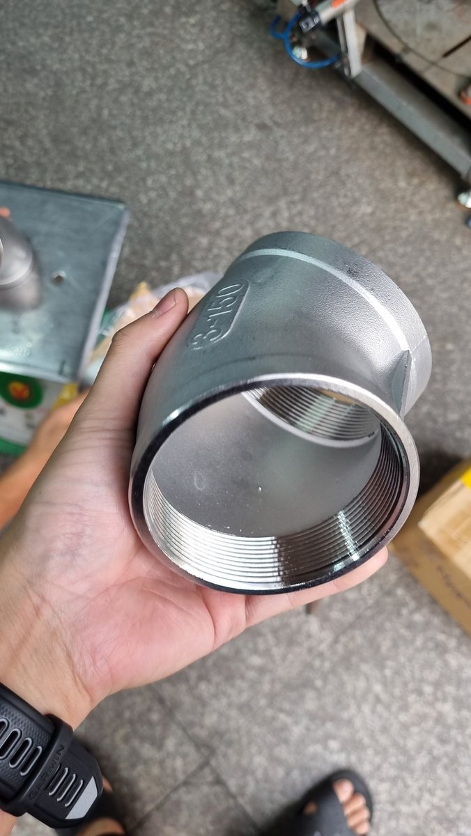 Ống Inox Hàn Và Ống Inox Đúc - co loi ren dn80 ø90