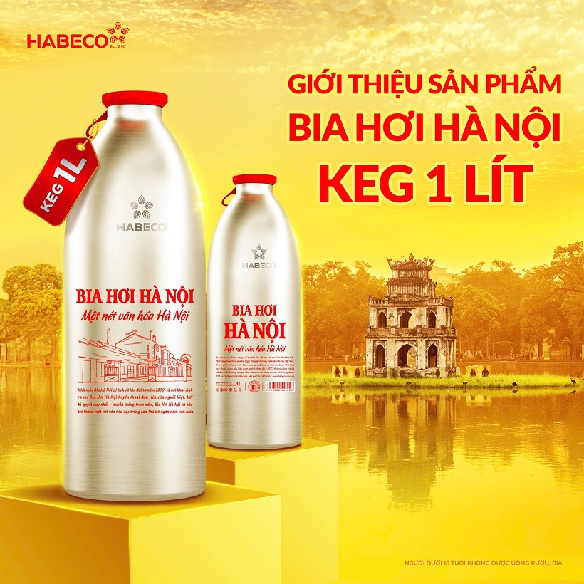 GIÁ BIA HƠI HÀ NỘI KEG 1 LÍT