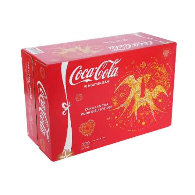 THÙNG 24 LON COCA COLA 235ML THIẾT KẾ NHỎ GỌN TIỆN LỢI SỬ DỤNG HÀNG NGÀY