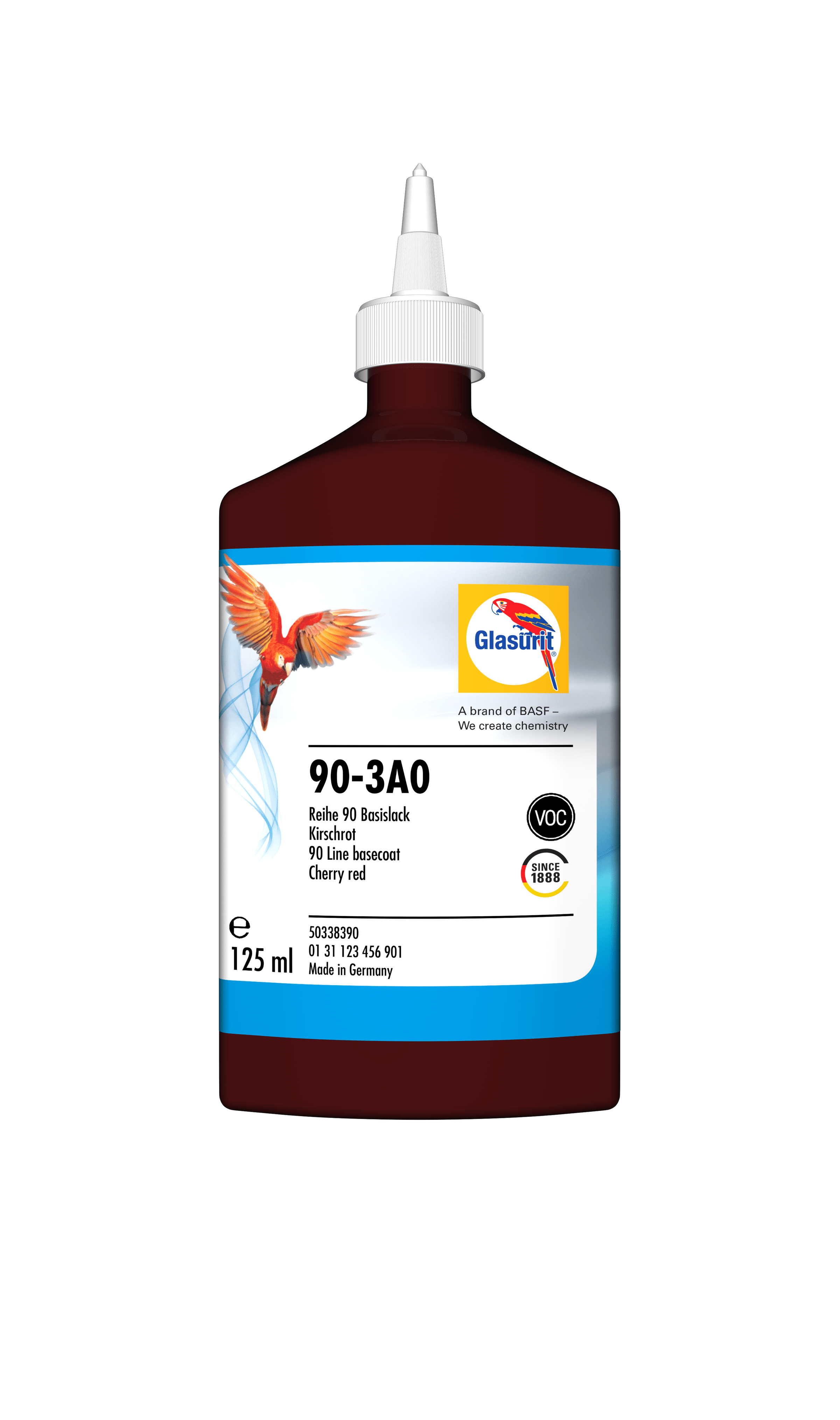 SƠN MÀU ĐA HIỆU ỨNG GLASURIT 90-3A0, CHERRY RED