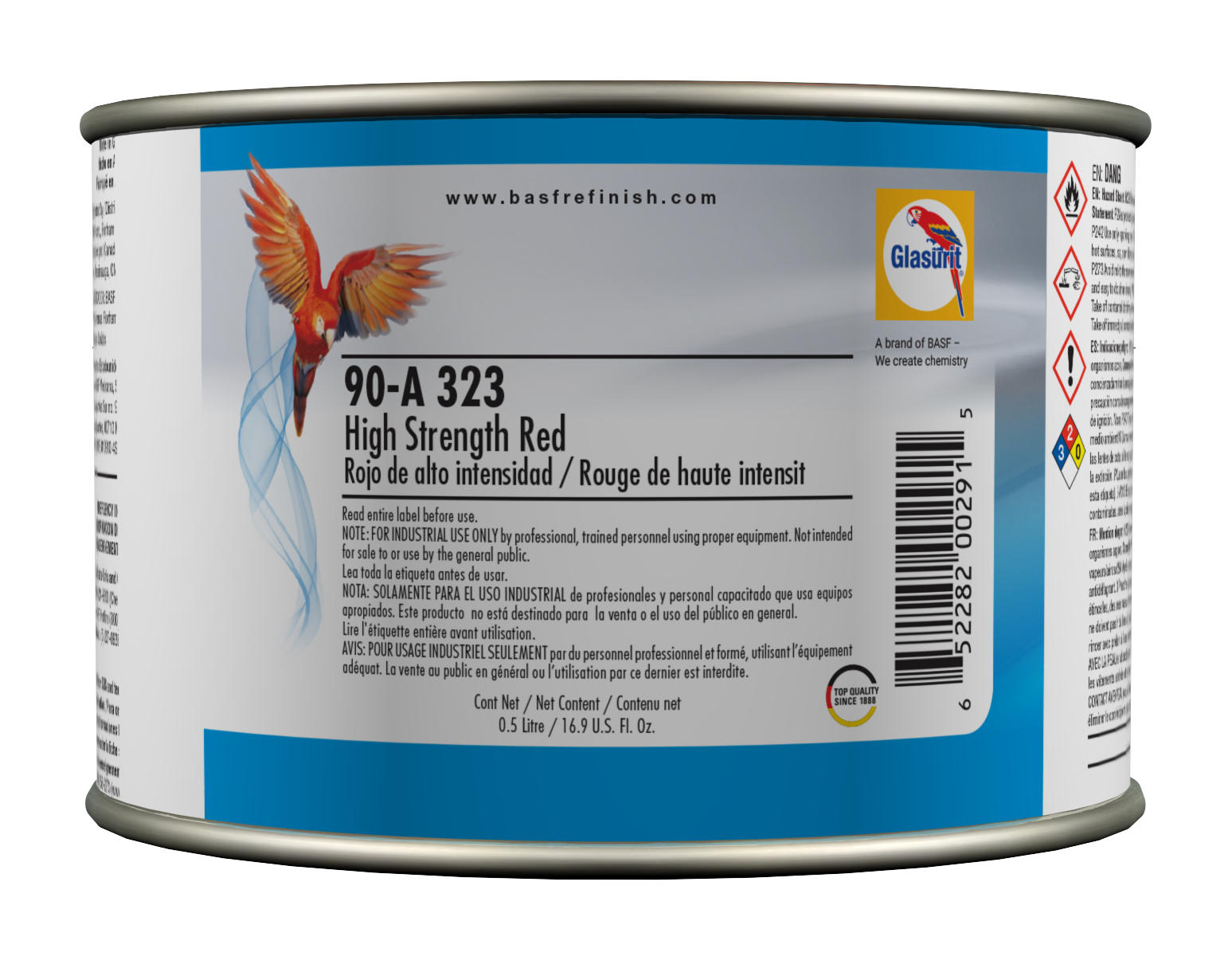 SƠN MÀU GLASURIT 90-A 323, LIGHT RED