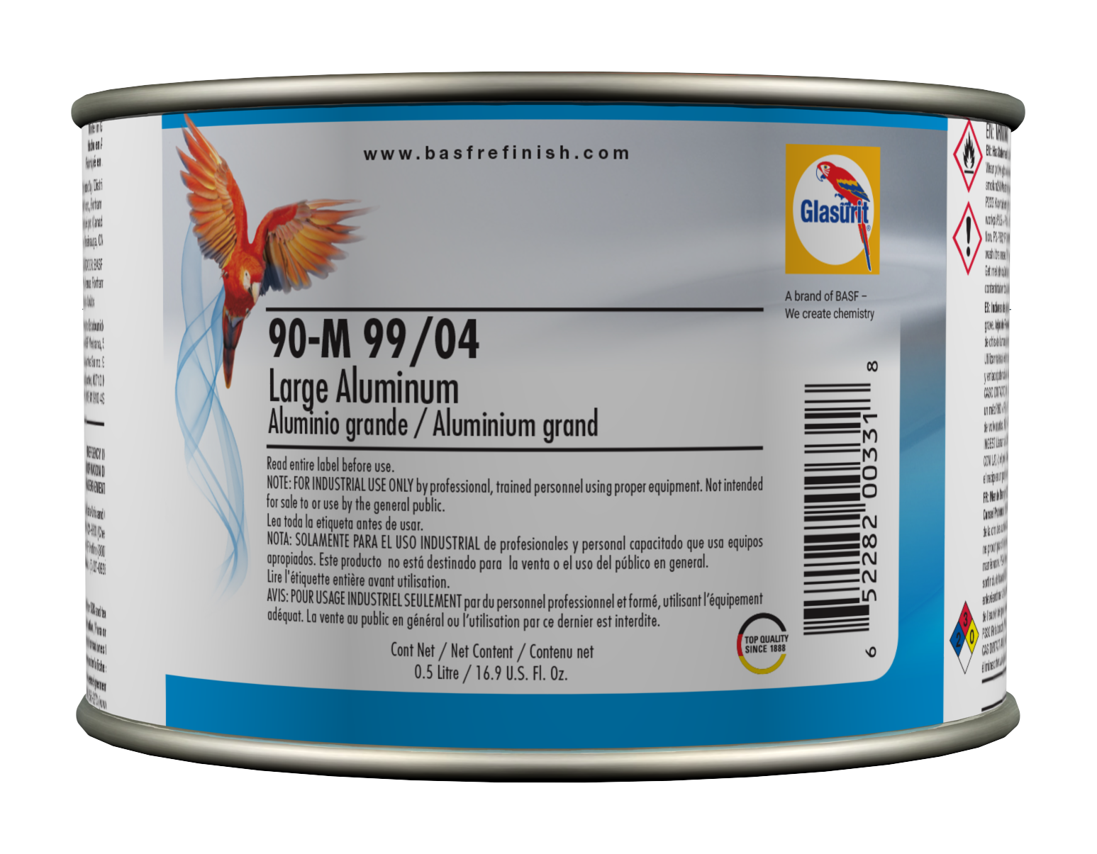 SƠN MÀU GLASURIT 90-M 99-04, SILVER COARSE