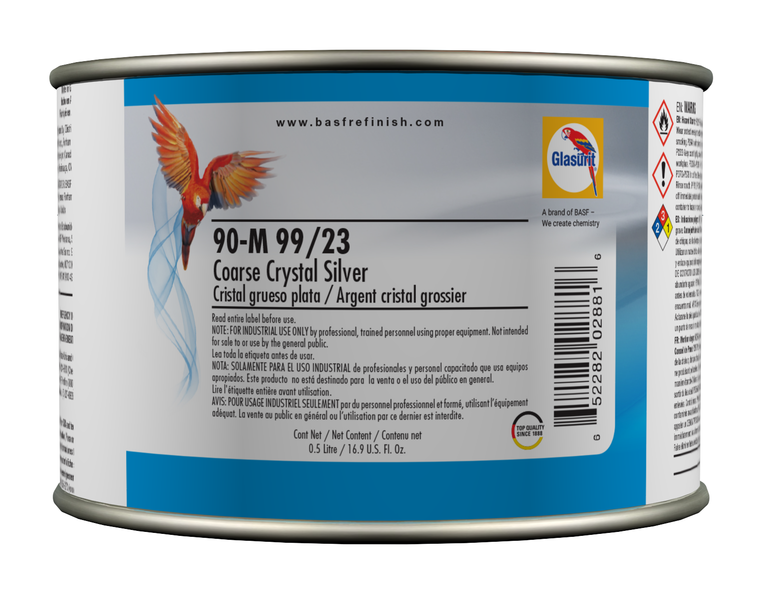 SƠN MÀU GLASURIT 90-M 99-23, COARSE CRYSTAL SILVER