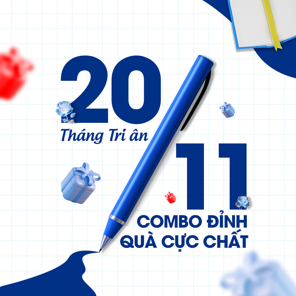 20/11 – Tháng tri ân: Gợi ý 11 combo quà cực chất từ COMHJ THH