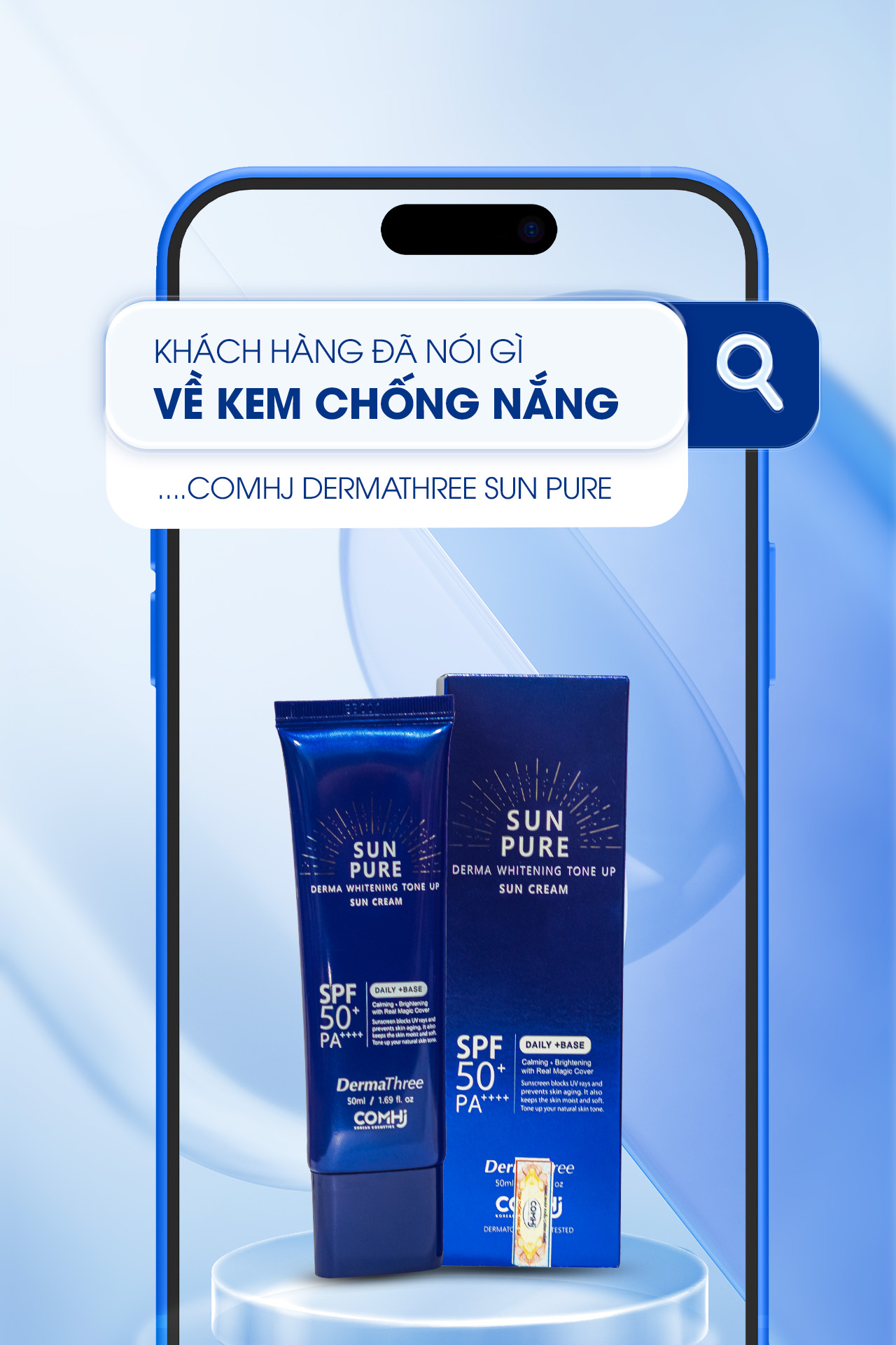 KEM CHỐNG NẮNG DERMATHREE - 
