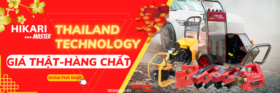Máy rửa xe Hikari Master, rửa xe Hikari Thái Lan, rửa xe tăng áp Hikari HK-H2, rửa xe tăng áp Hikari HK-H3, rửa xe Hikari HK-H4, máy rửa xe tăng áp Thái Lan