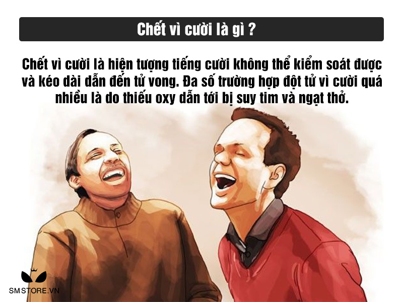 Câu trả lời cho câu hỏi "chết vì cười là gì ?"