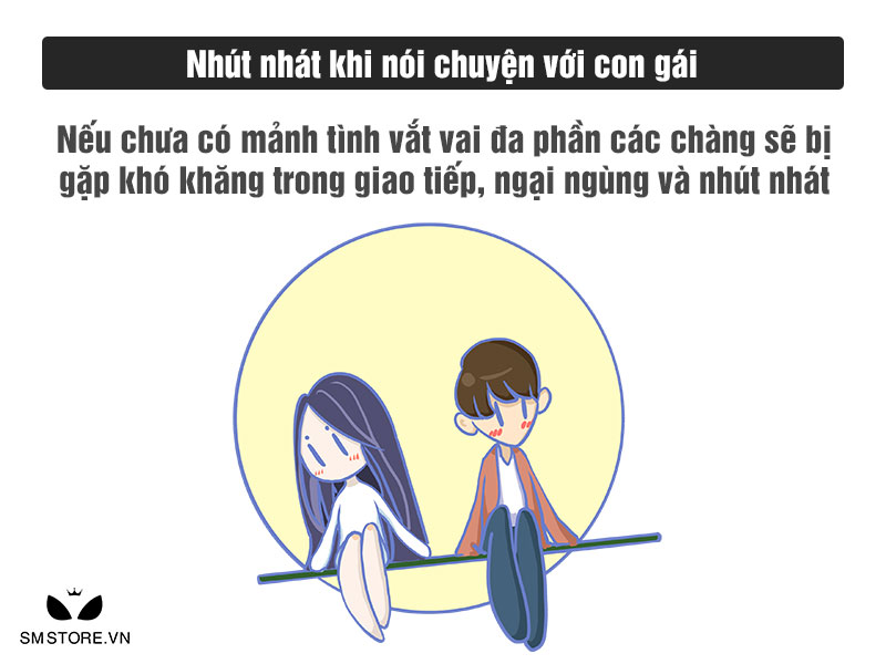 trai tân nhút nhát khi nói chuyện với con gái