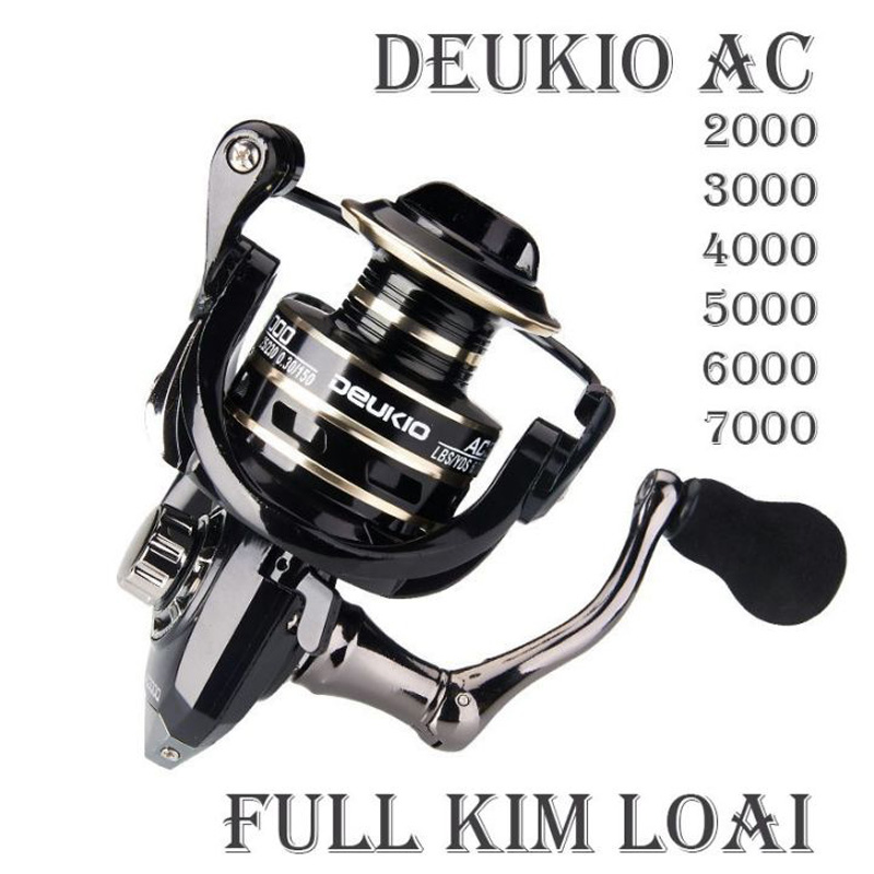 Máy Câu Lure Kim Loại DEUKIO AC Từ 2000 đến 7000