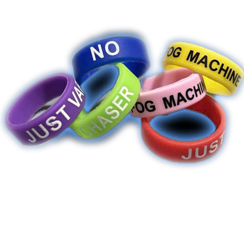 (Combo 20 cái ) Nhẫn SIlicol Quấn Cần, Quấn Cán vợt, hoa văn màu sắc đa đạng