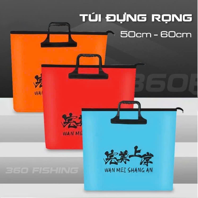 Túi Đựng Rọng, Túi Đựng Vợt Cá Chất Liệu Nhựa EVA Cao Cấp
