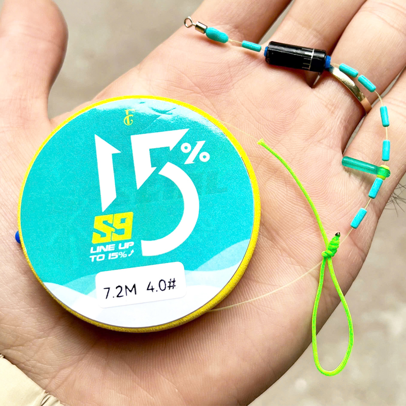 Trục Câu Đài S9 Buộc Sẵn Cao Cấp Đủ Size từ 2m7 đến 7m2, Có Dù Đầu Cần