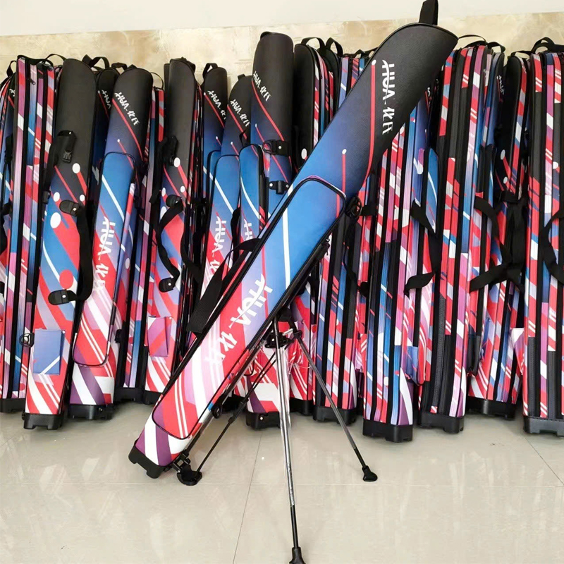 Bao Đựng Cần Hua 2 Ngăn Lớn 1 ngăn nhỏ, Có chân chống  Đựng Cần Câu Đơn Câu Đài 125x14