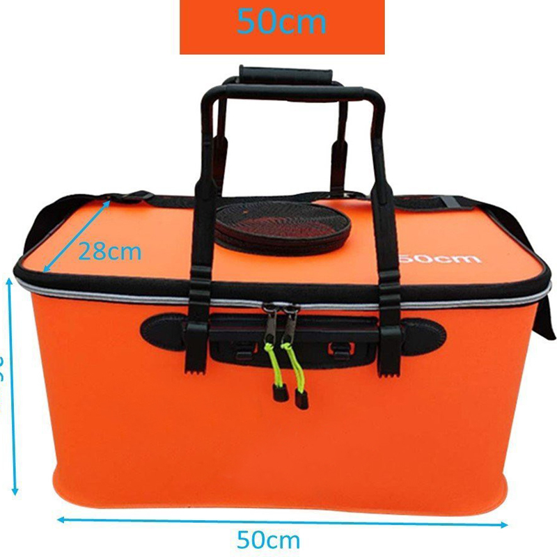 Thùng Đựng Cá Đa Năng Gấp Gọn, Chất Liệu Nhựa EVA Cao Cấp