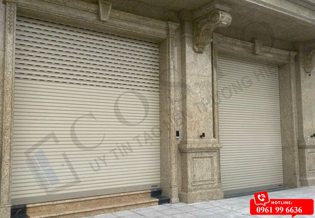 Lắp đặt cửa cuốn khe thoáng trọn gói, không phát sinh