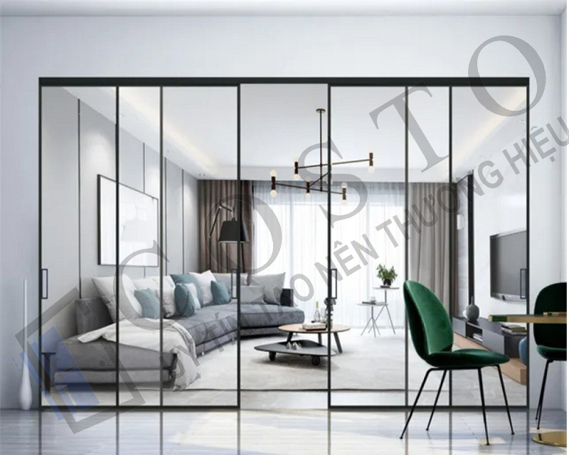 Lựa chọn cửa lùa Slim phù hợp với không gian sống