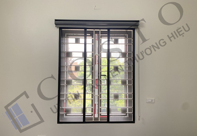 Cửa lưới chống muỗi dạng xếp chính hãng, bảo hành dài hạn
