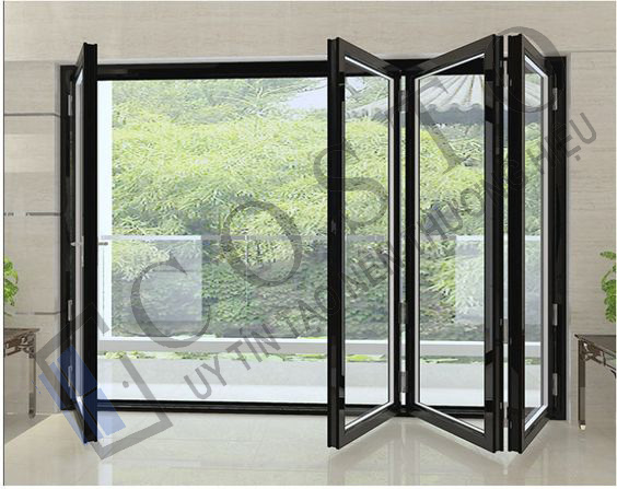 Tối ưu hóa không gian với cửa nhôm Xingfa 4 cánh xếp trượt