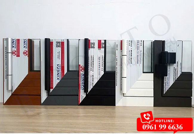 Cửa nhôm Xingfa có mấy màu? Màu nào được dùng nhiều nhất?