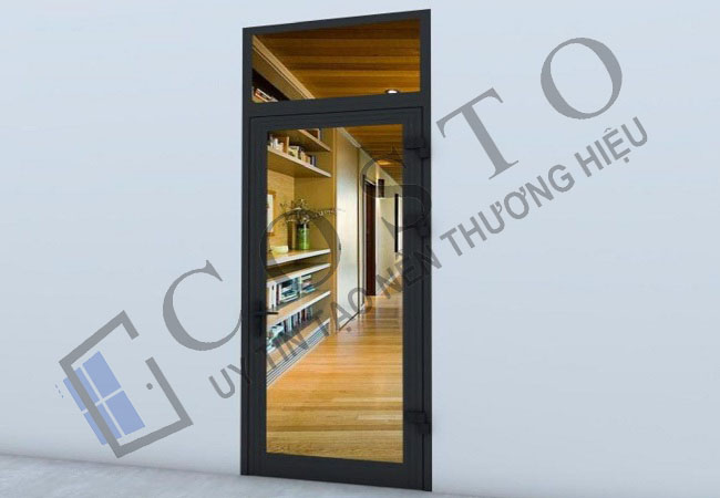 Giá cửa nhôm phòng ngủ 1 cánh bền đẹp, hiện đại
