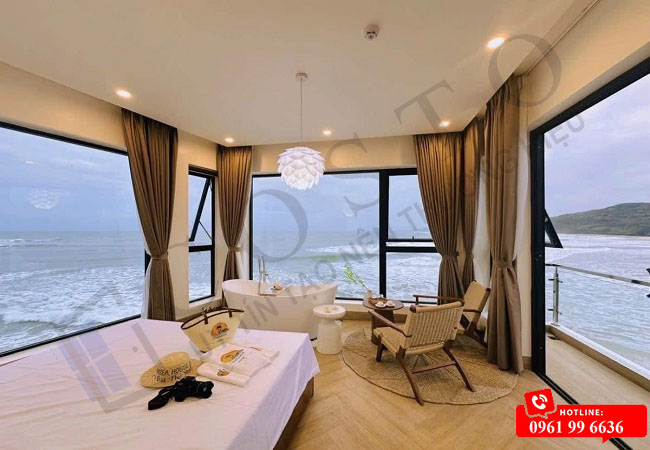 Mẫu cửa phòng ngủ nhôm kính đẹp sang trọng