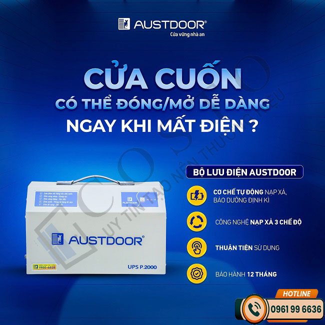 Bộ lưu điện cửa cuốn