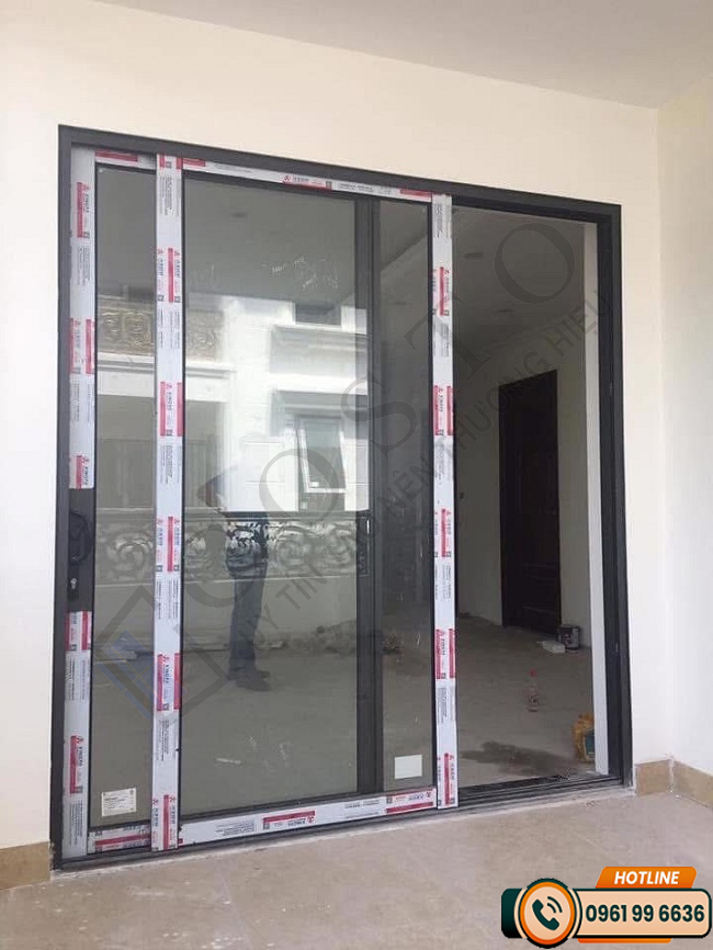 cửa nhôm kính mở lùa