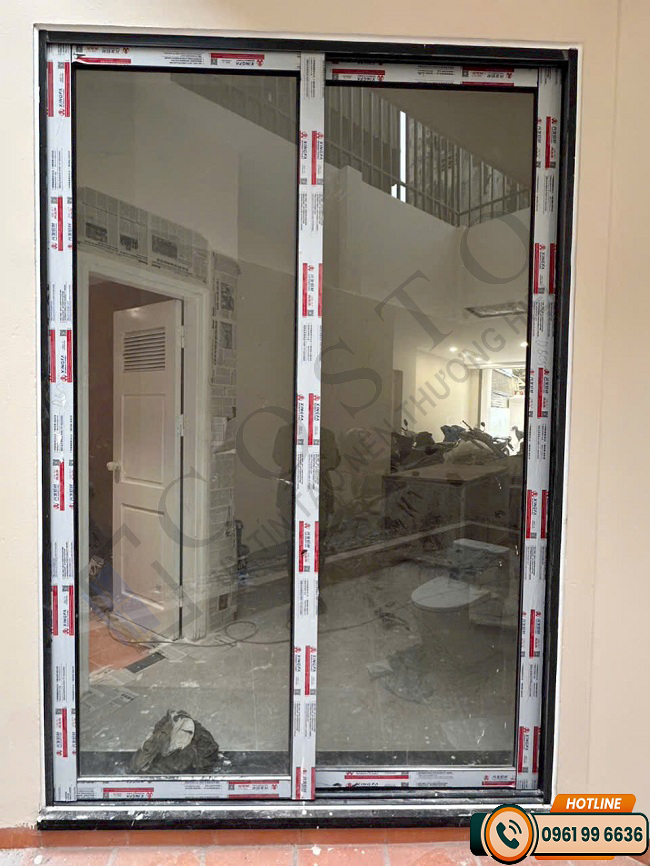 cửa nhôm mở trượt chống ồn