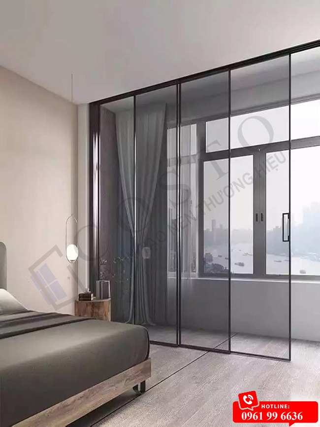 cửa nhôm Slim trượt