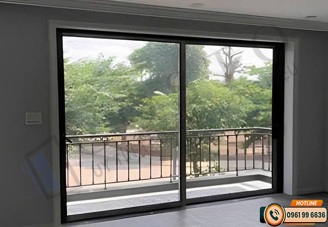 giá cửa lùa nhôm kính