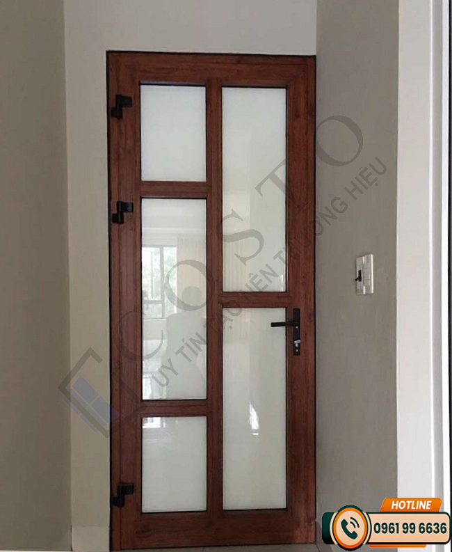 Giá cửa nhôm phòng ngủ 1 cánh