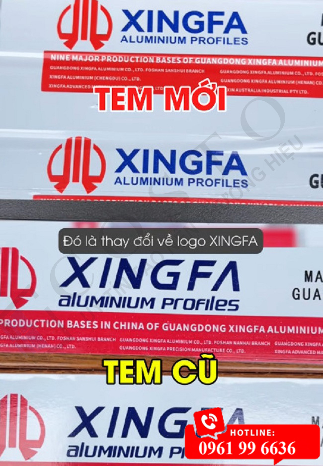 Nhôm Xingfa Quảng Đông chính hãng 