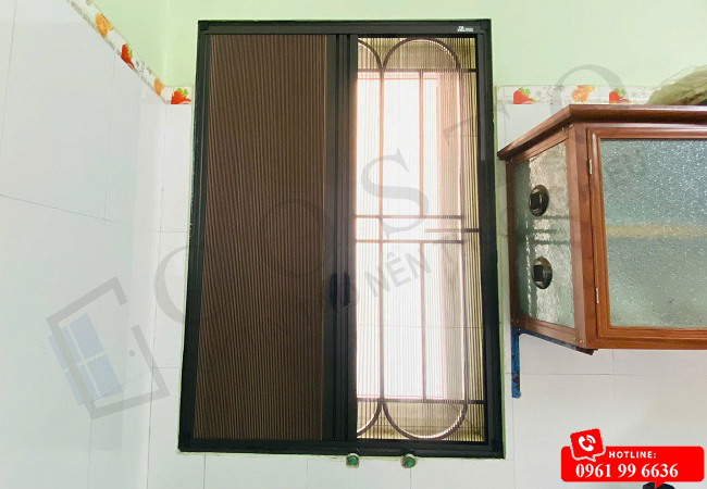rèm tổ ong cửa lưới chống muỗi